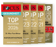 Focus Top-Mediziner Auszeichnung zum dreizehnten Mal für den ADENTICS Kieferorthopäden Dr. Ralf Müller-Hartwich.